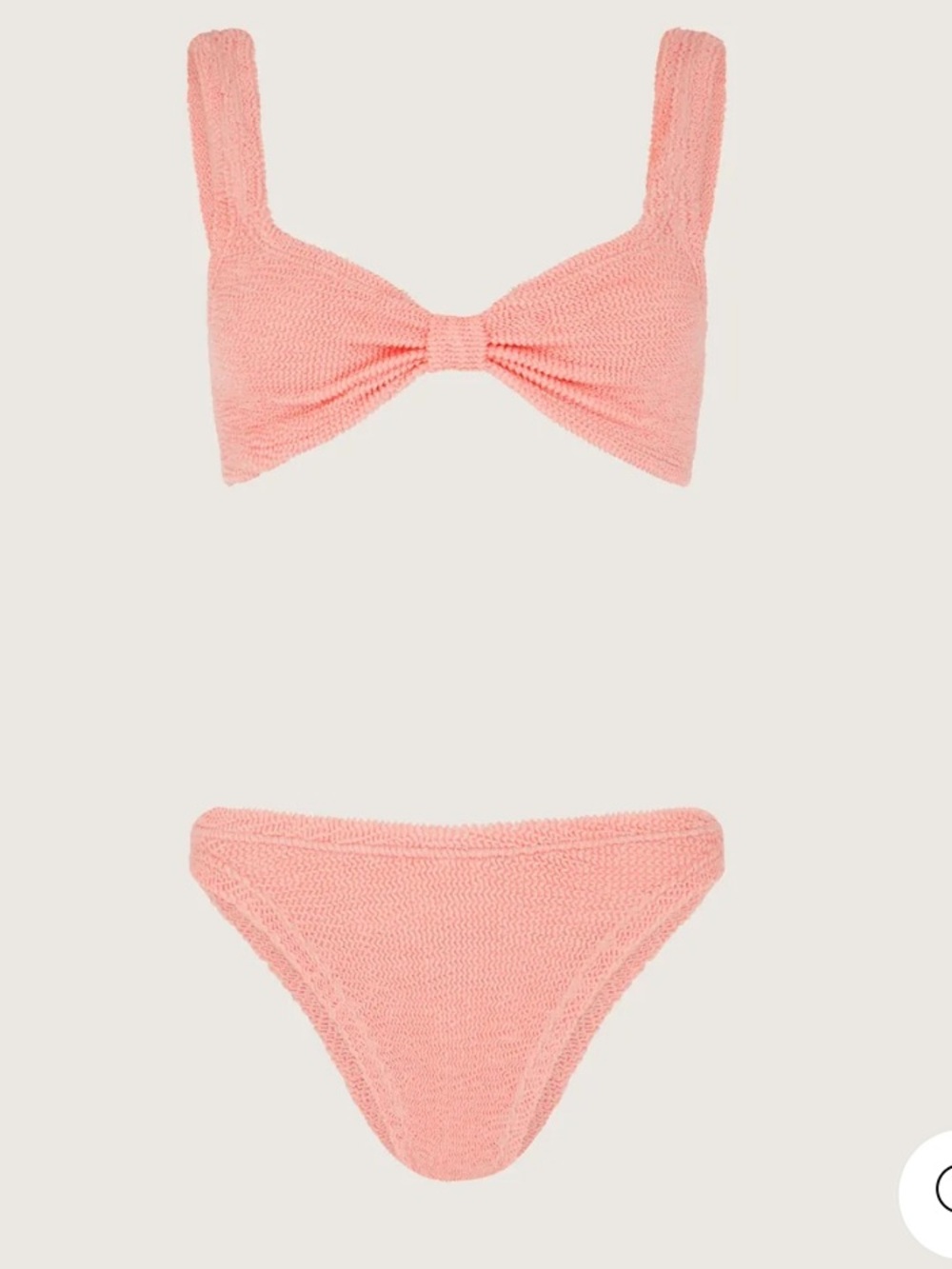 Hunza G Bonnie bikini in peach